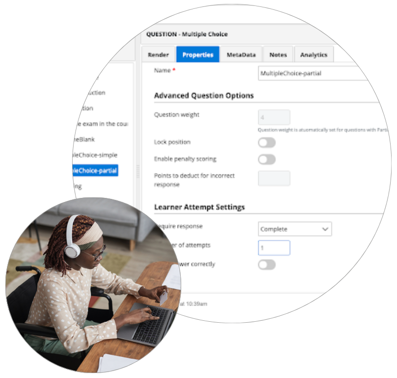 CourseAvenue's eLearning Authoring Platform is easy to use